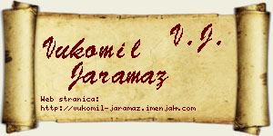 Vukomil Jaramaz vizit kartica